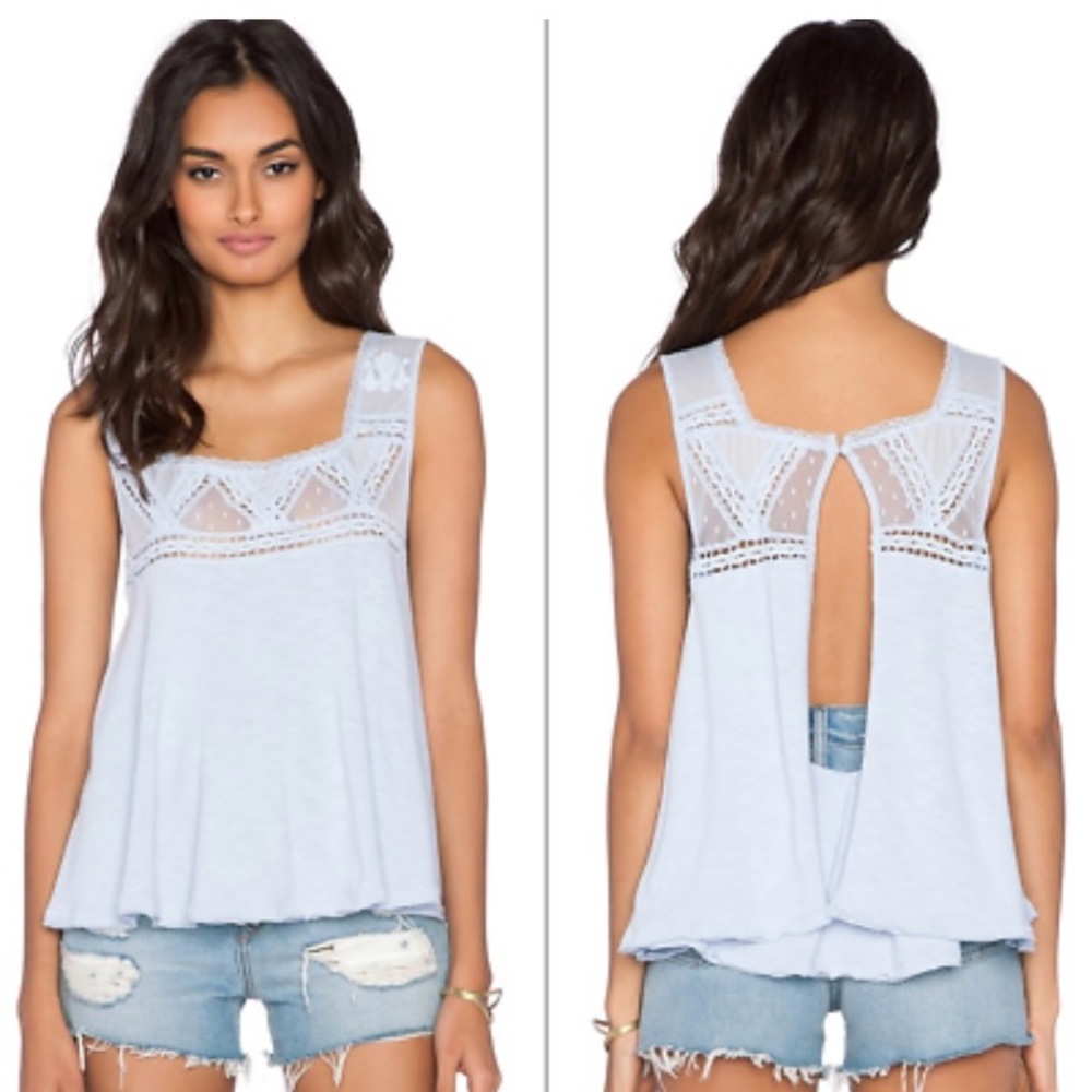 Free People Periwinkle Top